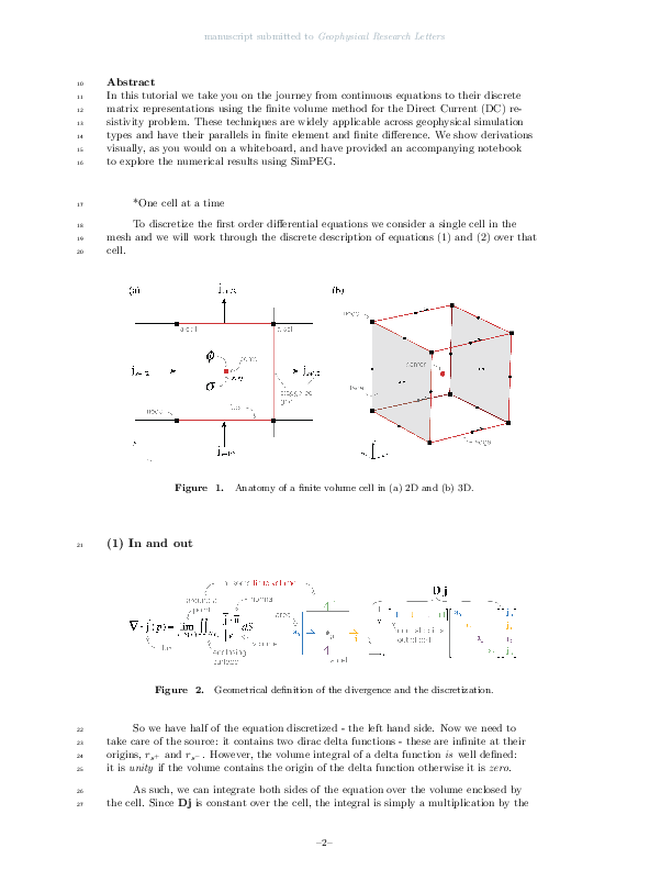 AGU Journal template preview