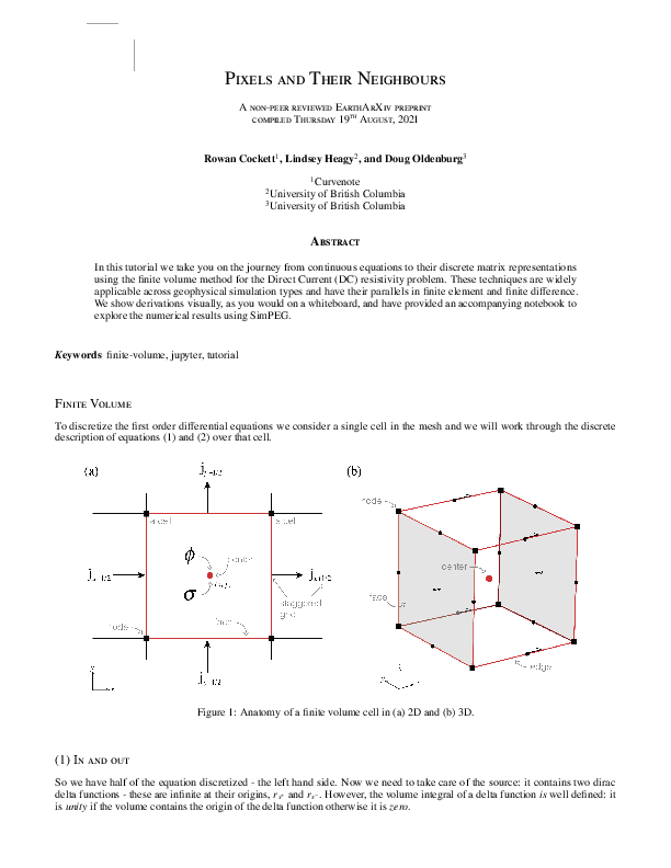 EarthArXiv template preview